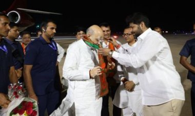 अमित शाह का स्वागत