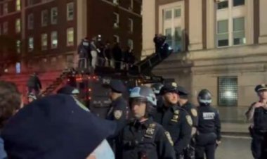 कोलंबिया यूनिवर्सिटी में न्यूयॉर्क पुलिस की रेड, गिरफ़्तार किए गए छात्र प्रदर्शनकारी