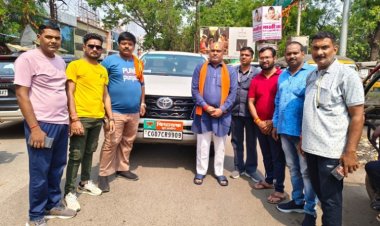 झारखण्ड चुनाव प्रचार के लिए रवाना हुए विधायक ललित चंद्राकर