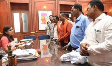 शासकीय सड़क पर अवैध कब्जा कर दिवाल निर्माण की कलेक्टर से की शिकायत