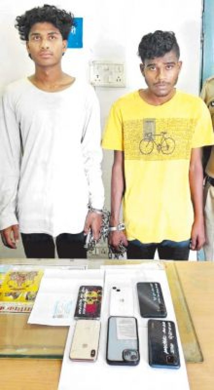 आईफोन लूटने वाले दो नाबालिग समेत चार गिरफ्तार, एक खरीदार भी