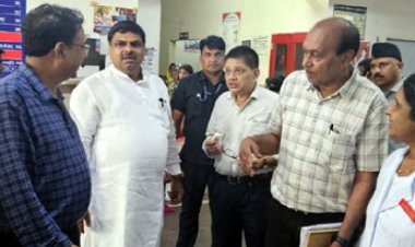 जिला अस्पताल के शिशु वार्ड का होगा विस्तार विधायक गजेंद्र यादव ने किया अस्पताल का विजिट
