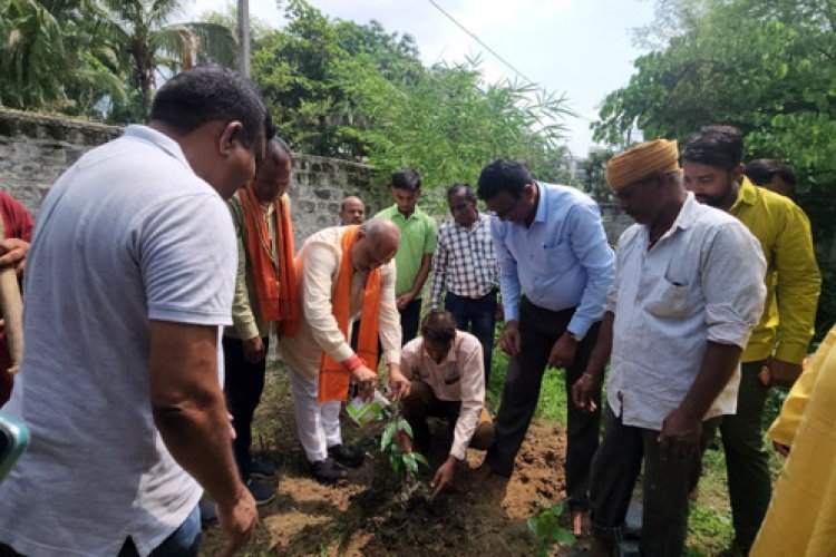 वृक्ष के बिना जीवन संभव नहीं, पौधे ही हमे शुद्ध आक्सीजन प्रदान करती हैं: ललित चंद्राकर 