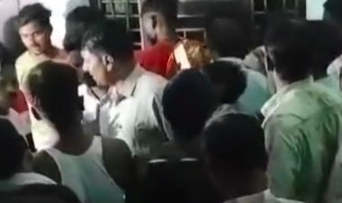 विजयपुर एसडीएम के रीडर को पत्नी के साथ पकड़ा:पति ने मचाया बवाल, लगाए गंभीर आरोप, वीडियो वायरल