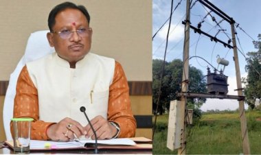 रायपुर : ग्राम हर्राडाँड़ में लगाया गया नया ट्रांसफार्मर