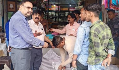 17 दुकानों पर निगम का छापा मारकर जप्त की प्रतिबंधित प्लास्टिक, लगाया 20 हज़ार 7 सौ का जुर्माना