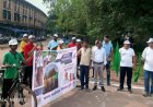 महापौर एवं आयुक्त ने स्वच्छता ही सेवा पखवाड़ा के तहत स्वच्छ साइक्लोथान एवं मैराथन को हरी झंडी दिखाकर किया रवाना ..