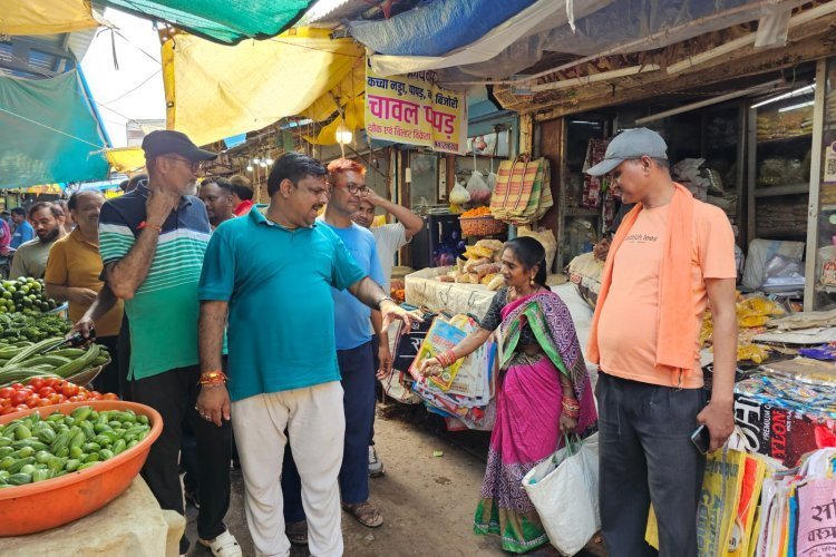 विधायक गजेंद्र यादव की पहल & व्यवस्थित होगा इंदिरा मार्केट और शीतला सब्जीमंडी