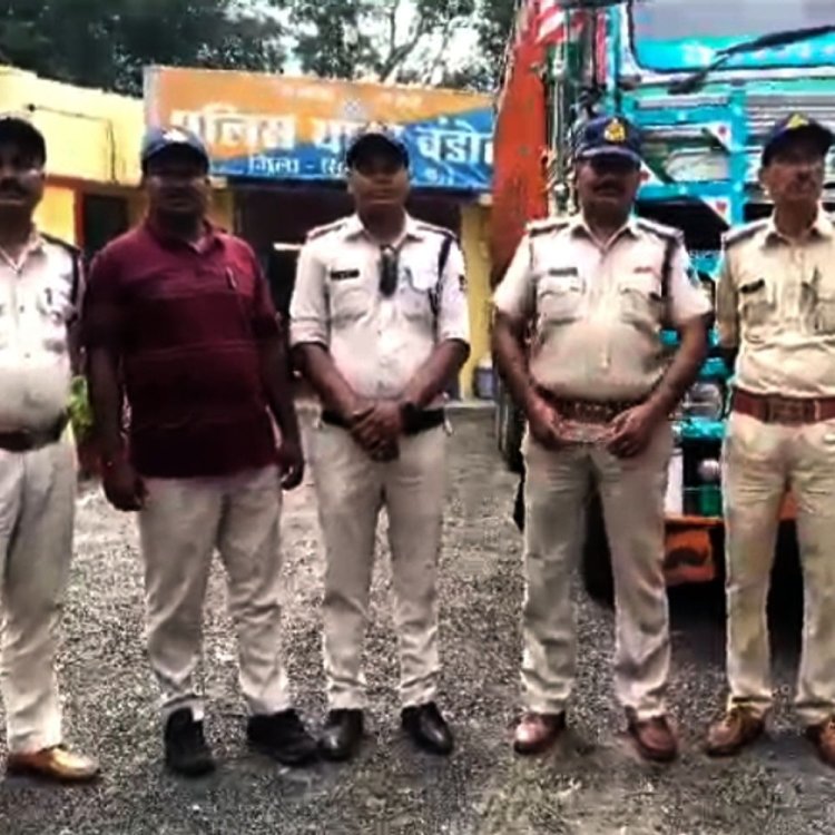 ट्रक में हो रही थी मवेशियों की तस्करी:बंडोल पुलिस ने दी दबिश, 47 मवेशी सहित ट्रक जब्त, आरोपी फरार, केस दर्ज