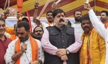 अंतरराष्ट्रीय हिंदू परिषद एवं जागृत हिंदू मंच का शस्त्र पूजन:हिन्दू समाज के हितों की रक्षा के लिए शास्त्र और शस्त्र दोनों रखें-डॉ. केसवानी