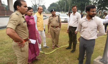 अधिकारियों ने लिये तैयारियों की जायजा