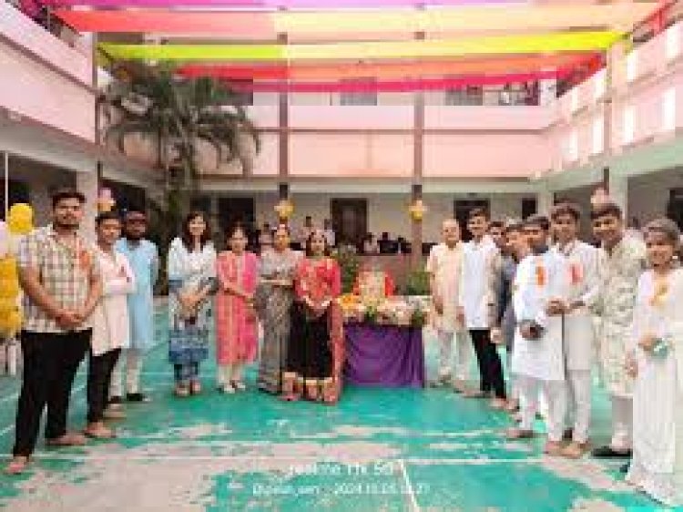 छात्र दृष्टि संघ परिवार ने मनाया नवरात्रि उत्सव