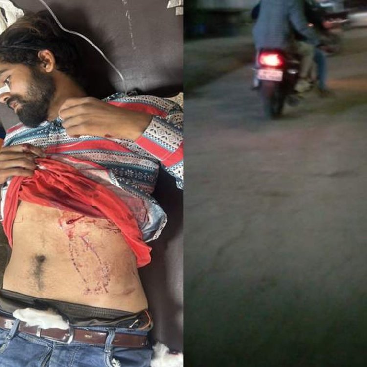 इंदौर में दो बदमाशों ने युवक को मारा चाकू:शराब खरीदने को लेकर हुआ था विवाद, पुलिस आरोपियों की तलाश में जुटी