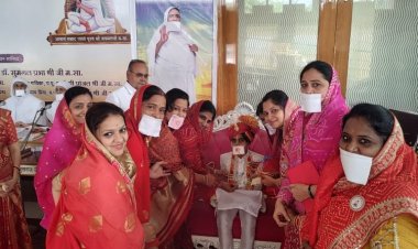 गुरु मां श्री मनोहर कंवर जी के 63वें दीक्षा दिवस, आगम सम्मान यात्रा एवं दीक्षार्थी का वरर्गोडा