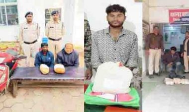 छापा : तीन मामलों में गांजा व दुपहिया जब्त, चार आरोपी गिरफ्तार