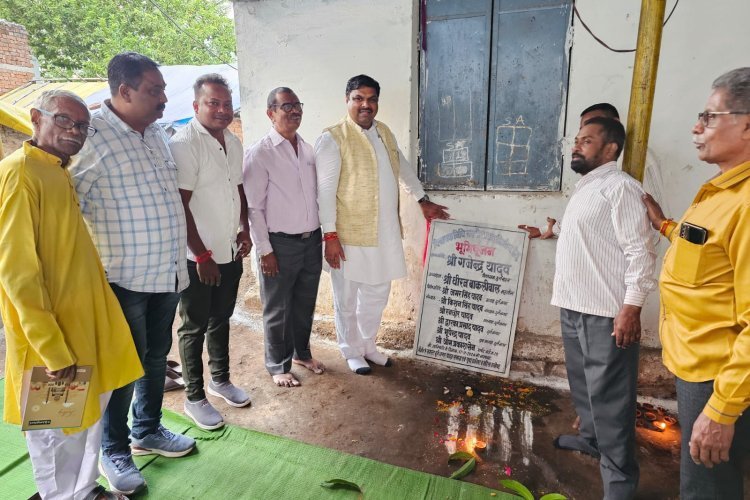 वार्ड 26 में मंगल भवन का होगा जीर्णोद्धार & विधायक गजेन्द्र यादव ने किया भूमिपूजन