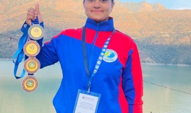 रायसेन के खिलाड़ियों ने जीते 3 रजत, तीन कांस्य पदक:उत्तराखंड में 35वीं सीनियर राष्ट्रीय केनौ स्प्रिंट चैम्पियनशिप प्रतियोगिता में लहराया परचम