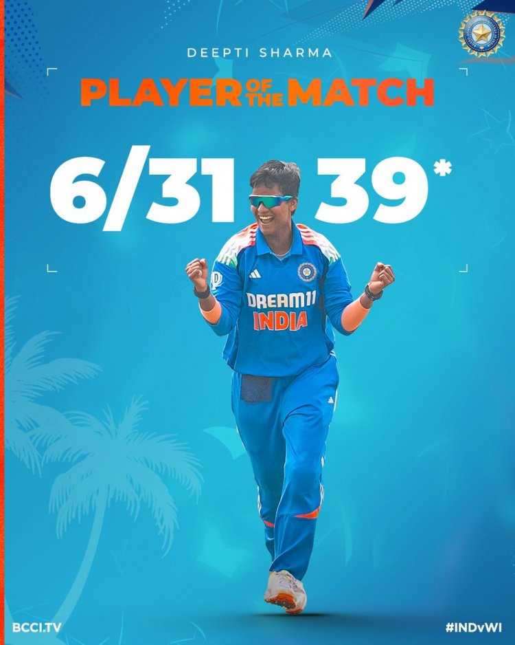 विकेट से और टर्न लेने की कोशिश की, छह विकेट लेने के बाद बोली दीप्ति