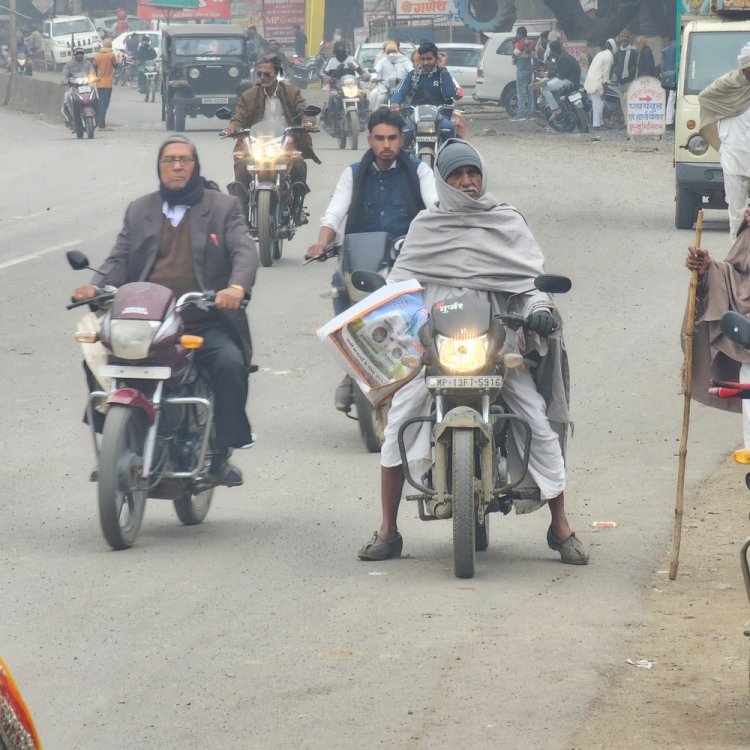 शाजापुर में बारिश के बाद छाने लगा कोहरा:तापमान भी गिरा, अब शुरू होगा सर्दी का दौर, 5 डिग्री तक रहेगा न्यूनतम तापमान