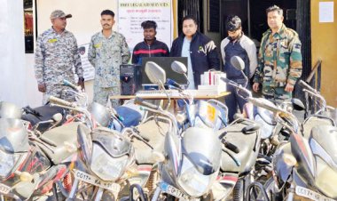20 बाइक संग चोरी के 3 आरोपी गिरफ्तार
