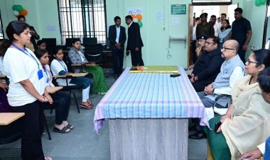 रायपुर : राज्यपाल श्री रमेन डेका ने गरियाबंद लाईवलीहुड कॉलेज का किया निरीक्षण