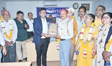 निगम भिलाई के 5 अधिकारी/कर्मचारियों को सेवानिवृत्ति पर दी विदाई