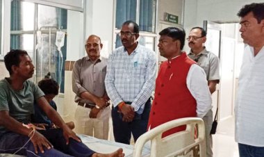 मंत्री केदार ने जिला अस्पताल में फूड प्वाइजनिंग पीडि़तों से की मुलाकात