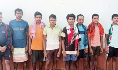 ग्रामीण हत्या में शामिल 7 नक्सली गिरफ्तार