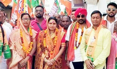 नगरी नपं में भाजपा के छाबड़ा को  बड़ी जीत, 11 पार्षद भी चुने गए