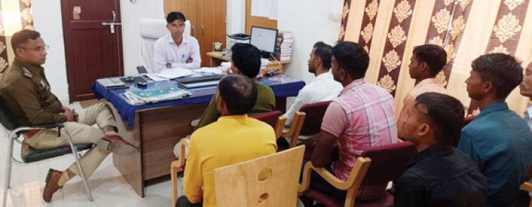 डीजे संचालकों को समझाइश