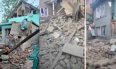 पहलगाम हमले ले आरोपी आतंकी आदिल का घर सुरक्षाबलों ने बम से उड़ाया, आसिफ का घर बुलडोजर से गिराया