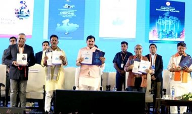 मुख्यमंत्री डॉ. मोहन यादव ने एमपी टेक ग्रोथ कॉन्क्लेव-2025 इंदौर में मध्यप्रदेश AVGC-XR पॉलिसी-2025 लॉन्च की।
