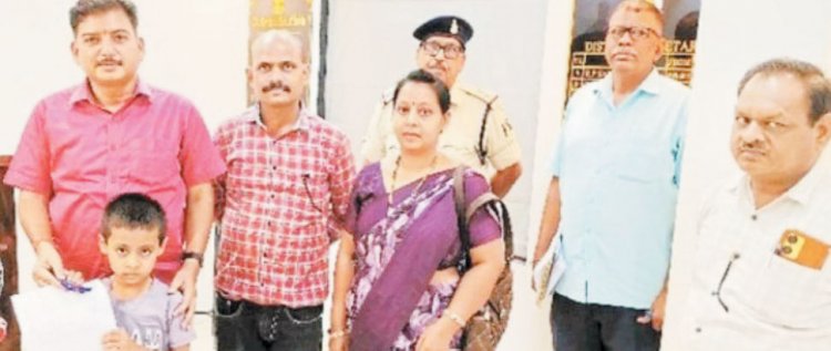 आरक्षक पिता नहीं रहे तो पुलिस विभाग ने बेटे को बनाया बाल आरक्षक