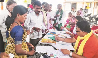 नगपुरा दिव्यांगजन शिविर में 49 का पंजीयन