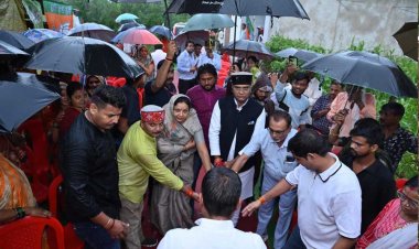 मंत्री सारंग ने किया नरेला विधानसभा के तीन वार्डों में विभिन्न विकास कार्यों का भूमि-पूजन