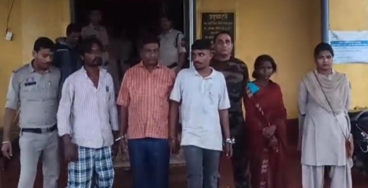 महिला ने अपने प्रेमी की कराई सुपारी देकर हत्या, पूर्व पति सहित पकड़े गए चार आरोपी