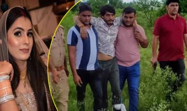 पत्नी को जलाने वाले आरोपी का शॉर्ट एनकाउंटर, पैर में लगी गोली