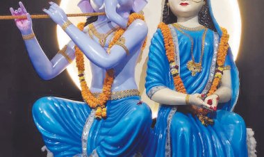 कृष्ण-राधा रूप ने मनमोहा