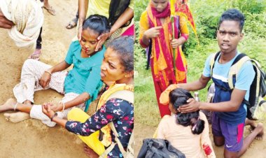 दंतेवाड़ा जाते पदयात्री दल को ट्रैक्टर ने रौंदा, एक युवती की मौत, दो गंभीर