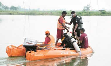 श्याम घुनघुटा बांध में नागरिक सुरक्षा अभ्यास