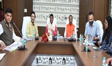 रायपुर : केन्द्रीय मंत्री  ओराम ने जनजातीय संग्रहालय के लोकार्पण की तैयारियों का लिया जायजा