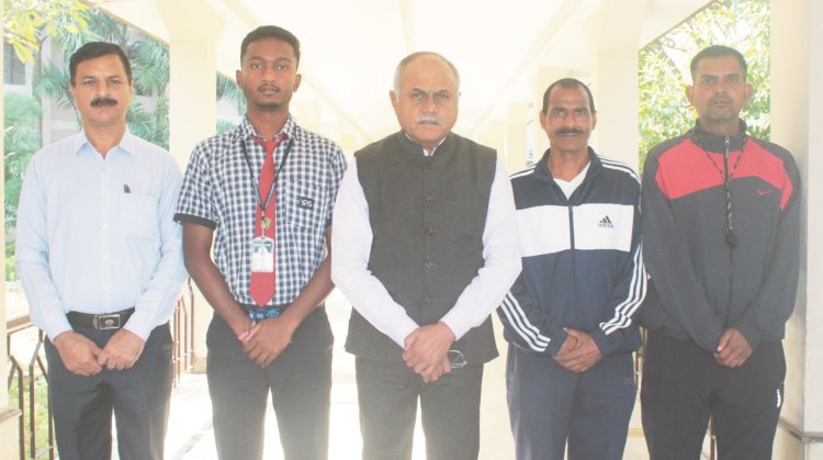 शुभांशु रोलर स्केटिंग में हिस्सा लेने हरियाणा रवाना