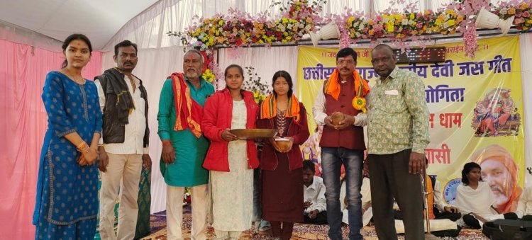 धनोरा में दो दिनी जस  गीत व झांकी स्पर्धा