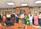 पुलिस मुख्यालय परिवार द्वारा चार सेवानिवृत्‍त कर्मचारियों को भावभीनी विदाई