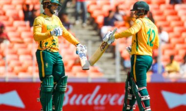 टी20 विश्व कप: डिकॉक और रिकल्टन का अर्धशतक, दक्षिण अफ्रीका ने अफगानिस्तान को दिया 188 रन का लक्ष्य